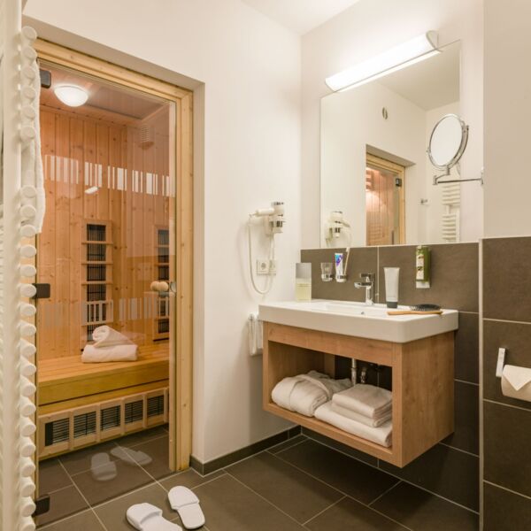 Hotelresort Maria Alm - Alpin Lodges - Badezimmer in den Apartments